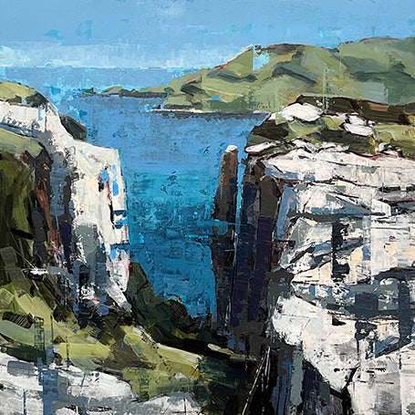Art Cards Ireland. Bridget Flinn 'Through The Rock To The Sea'