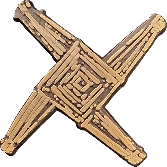 Irish Heritage - St. Brigid's Cross Lapel Pin