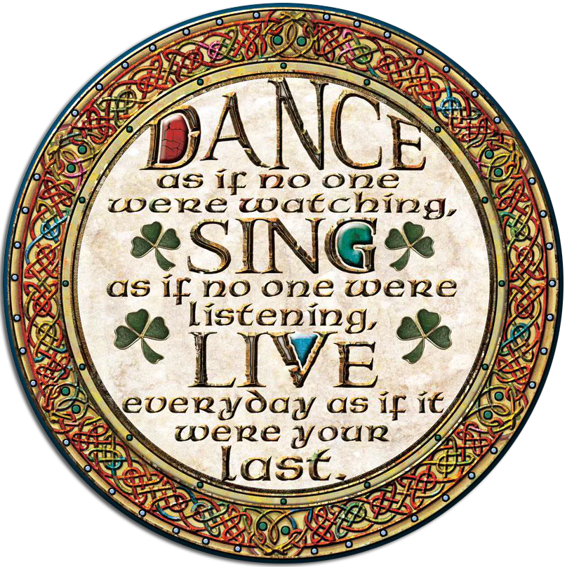 The Celtic Card Team Dance 4 Pack Irish Coaster