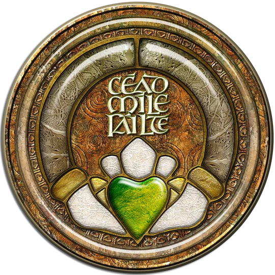 The Celtic Card Team Céad Míle Fáilte Coaster