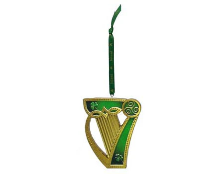Clara Crafts - Irish Harp Hanging Ornament