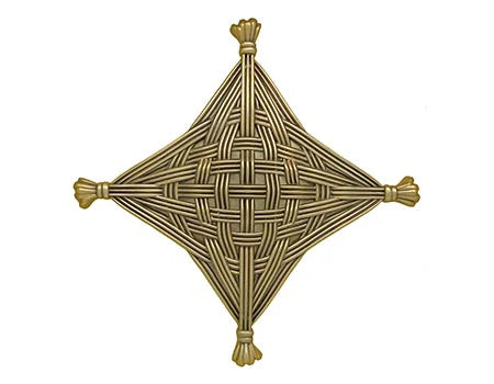 Celtic Shadows Bronze Gallery St Brigid's Woven Cross