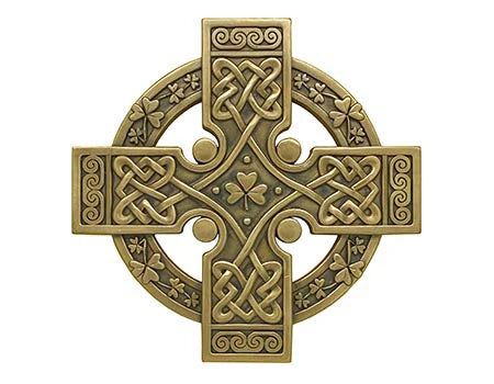 Celtic Shadows Bronze Gallery Shamrock Cross