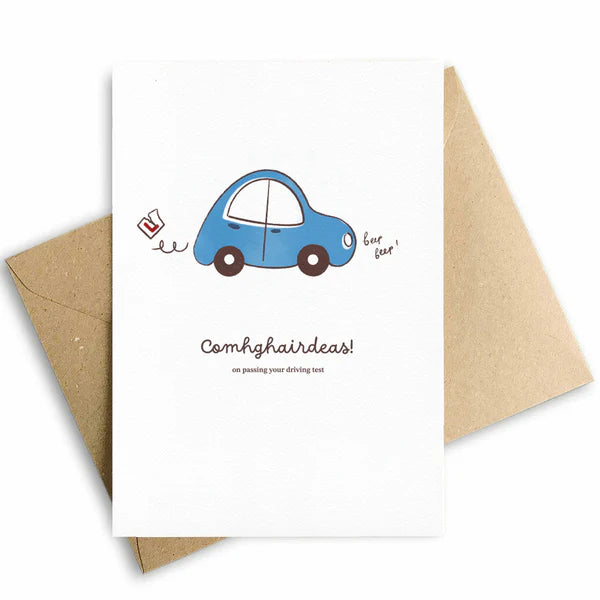 Prints Of Ireland Driving Test Congratulations Card