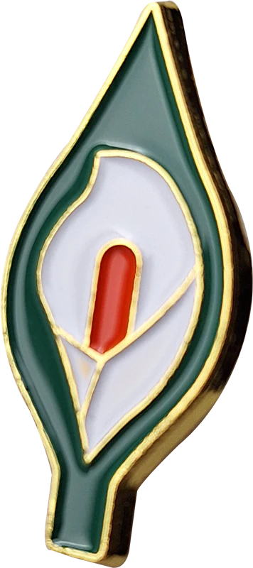 peace lily pin Irish Heritage