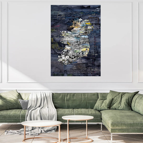 Stephen Farnan Studio ÉIRE, 32 CONTAE (Irish version of 32 Counties) Samson