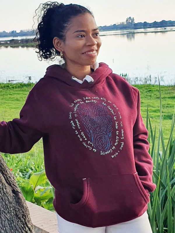 Ind Ráth. Old Irish Poem. Heavy-Weight Hoody