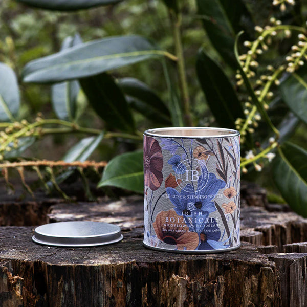 Irish Botanicals Wildflower Rose & Stinging Nettle Tin
