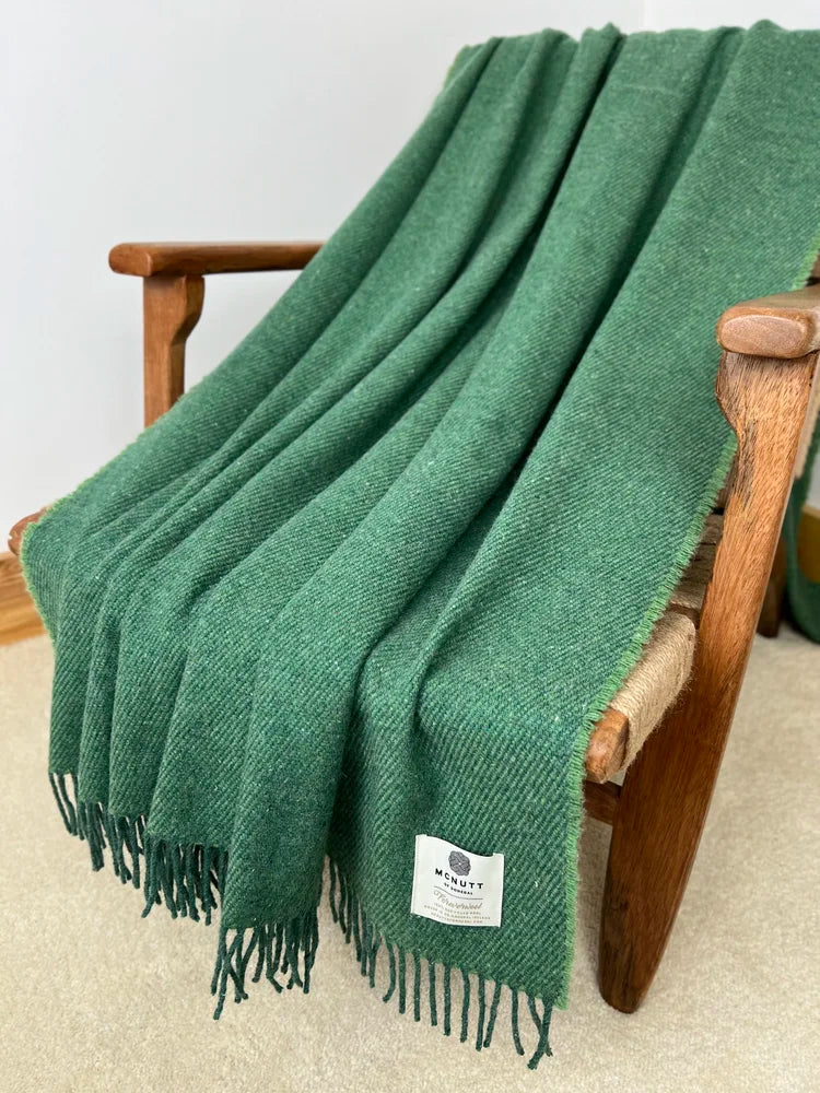 McNutt of Donegal. Forever Fresh Green Throw