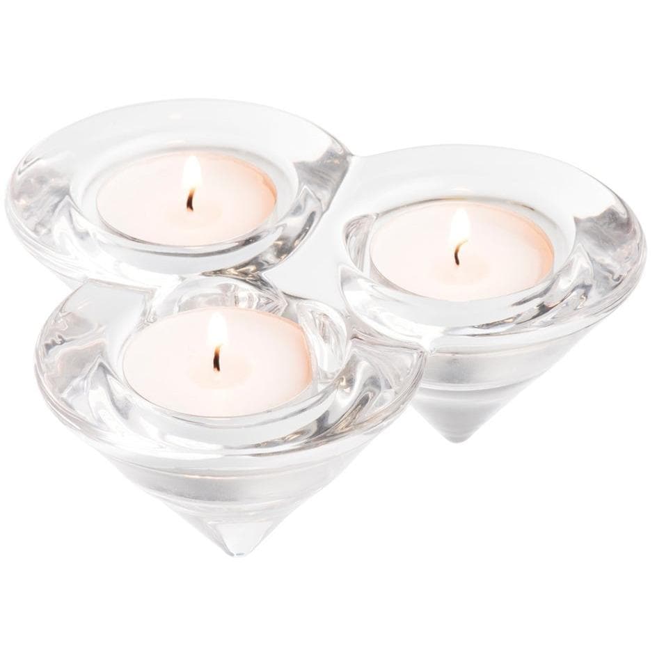 Galway Crystal. Trio Votive (LED Tealights)