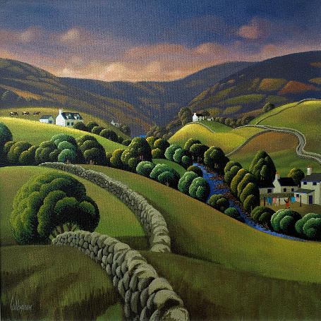 Art Cards Ireland. George Callaghan 'Antrim Glen'