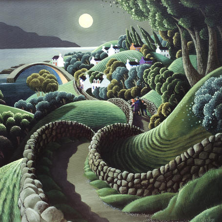Art Cards Ireland. George Callaghan 'The Winding Road Home'