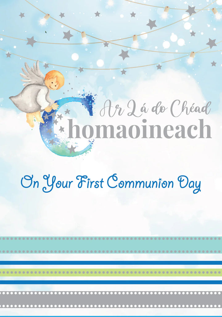 Ar Lá do Chéad Chomaoineach / On your First Communion Day Card