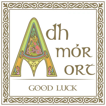 The Glen Gallery Celtic Good Luck | Ádh Mór Card