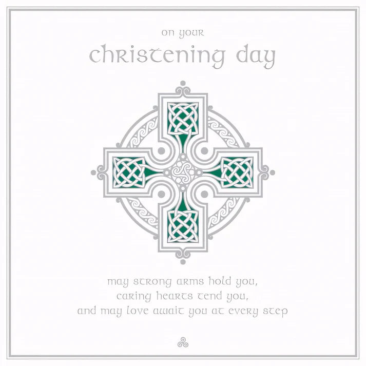 The Glen Gallery Celtic On Your Christening Day Card