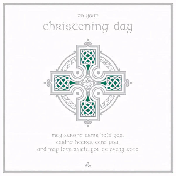 The Glen Gallery Celtic On Your Christening Day Card