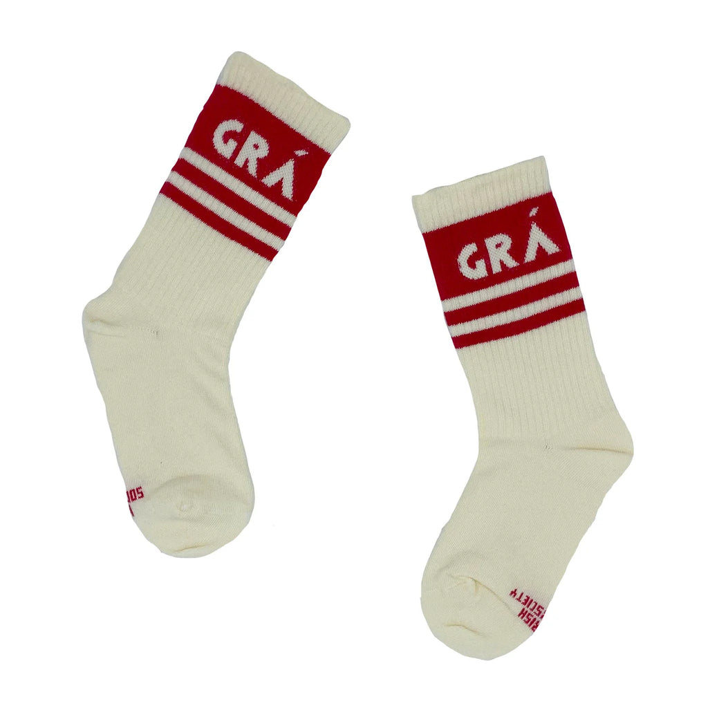 Grá - Mo Theanga Kids Socks