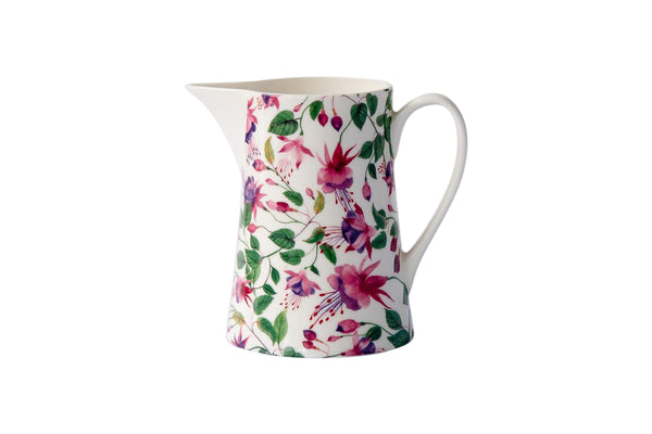 Shannonbridge Pottery Ireland Fuchsia Half Pint Jug