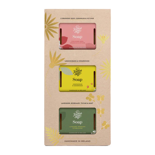 The Handmade Soap Company. Gift Set of Handmade Soap | 3 x 140g