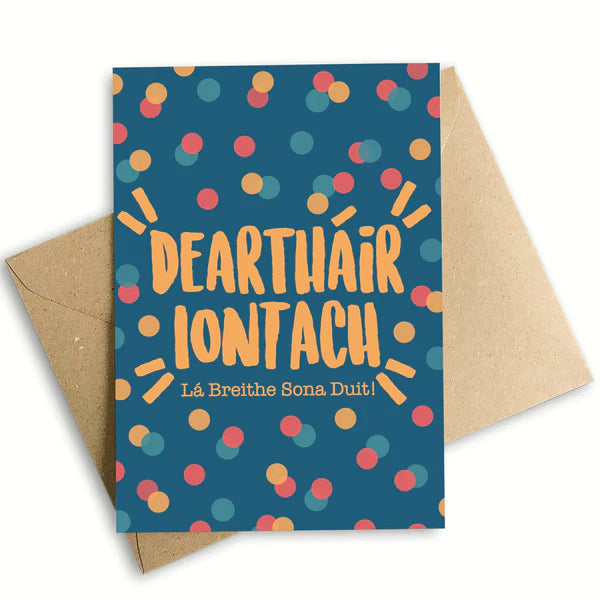 Prints Of Ireland Deartháir Iontach Lá breithe sona Duit- Happy Birthday Brother