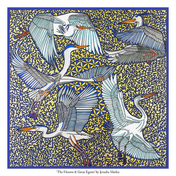 Jerusha Marley, Ireland. The Herons & Great Egrets Poster Prints