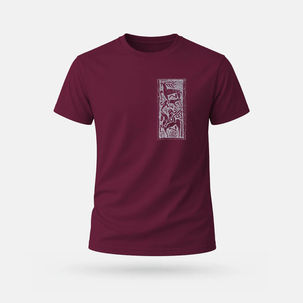 An Spailpín Scél Lemm Dúib T-Shirt Maroon