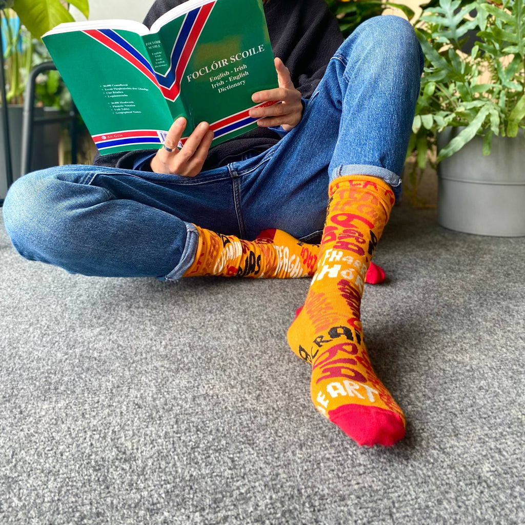 Irish Socksciety Cúpla Focal