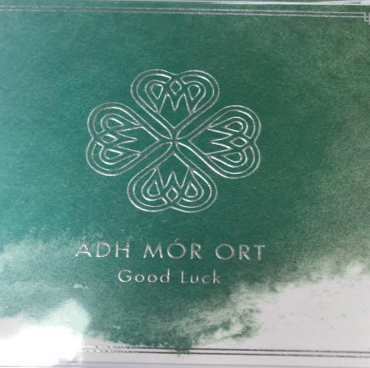 The Glen Gallery Ádh Mór Ort Good Luck Card