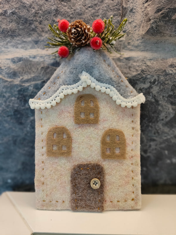 Christmas Decoration - Felt Gingerbread house
