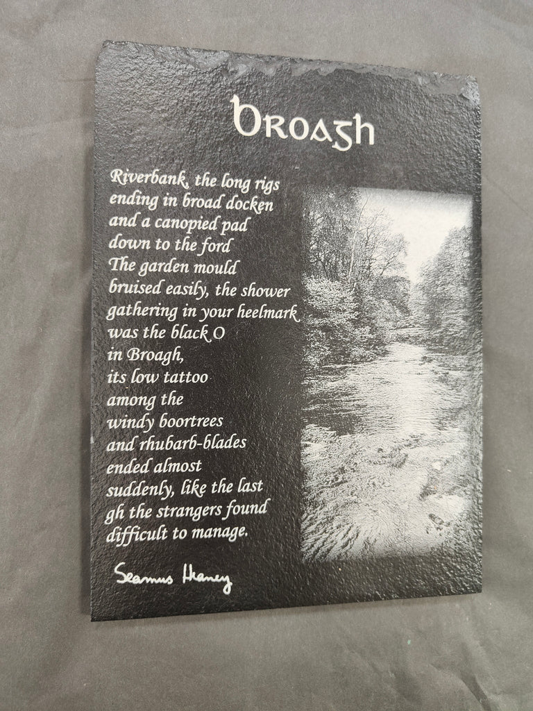 Lazernow Custom Gifts, Broagh, Seamus Heaney