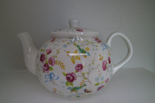 Shannonbridge Pottery Ireland. Teapot, Sarah's Cottage