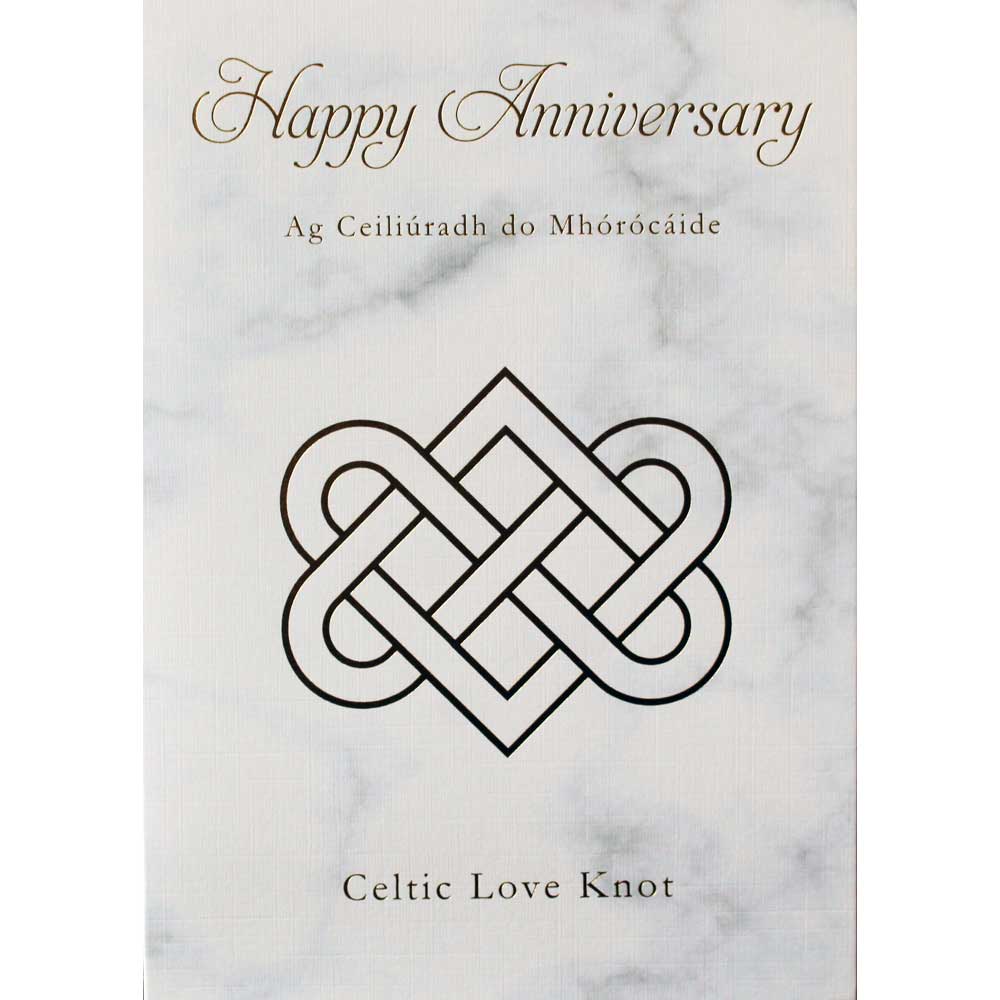 The Glen Gallery A Celtic Love Knot Happy Anniversary
