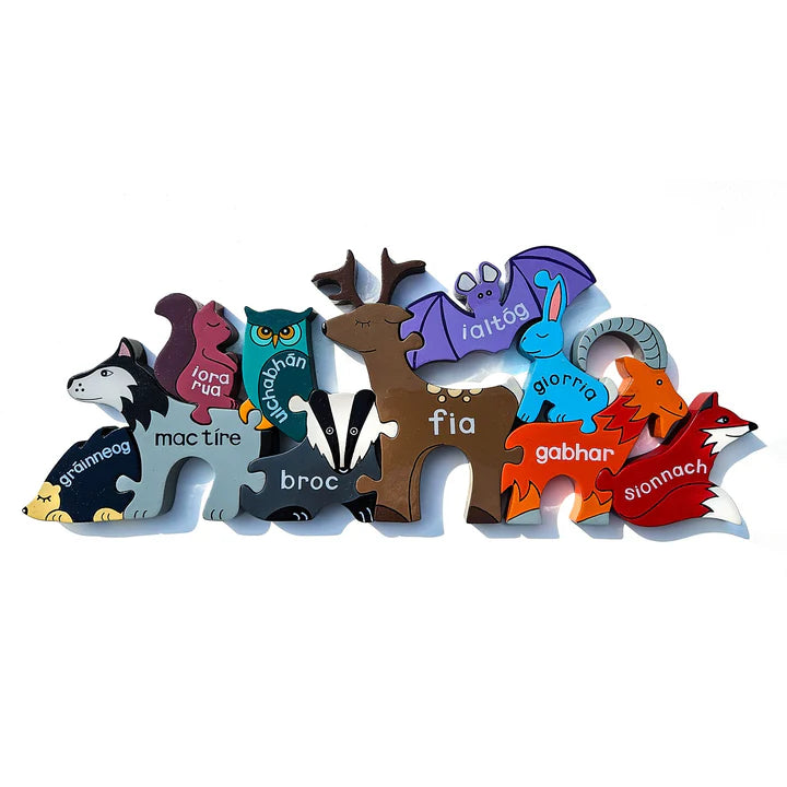 Alphabet Jigsaws Irish Wildlife Jigsaw Puzzle (As Gaeilge)