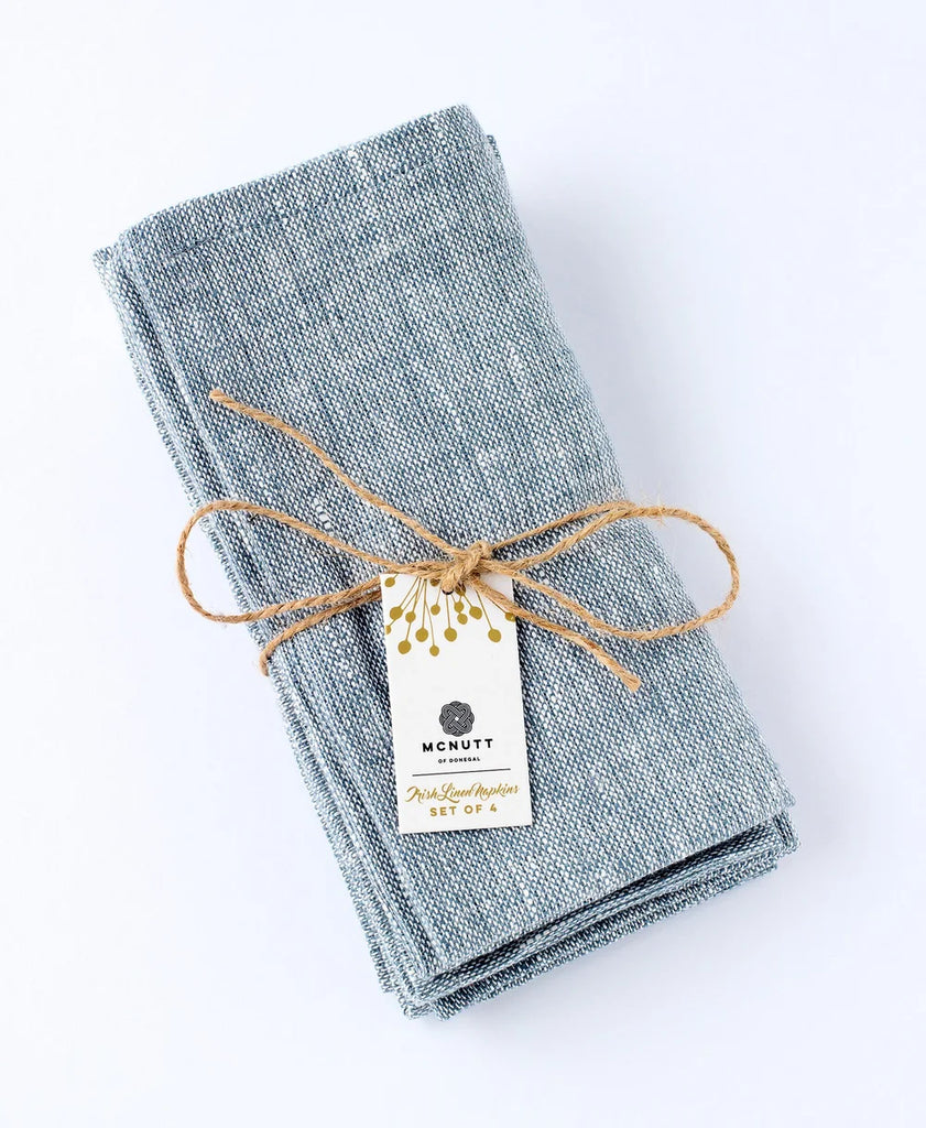 McNutt of Donegal. Linen Napkins - Dove