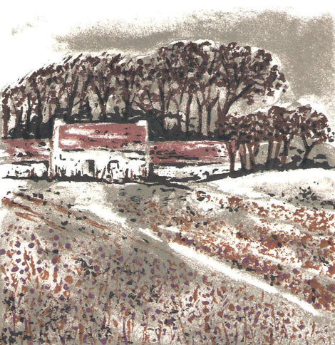 Gail Kelly : Maguire's Farm, hand printed litograph