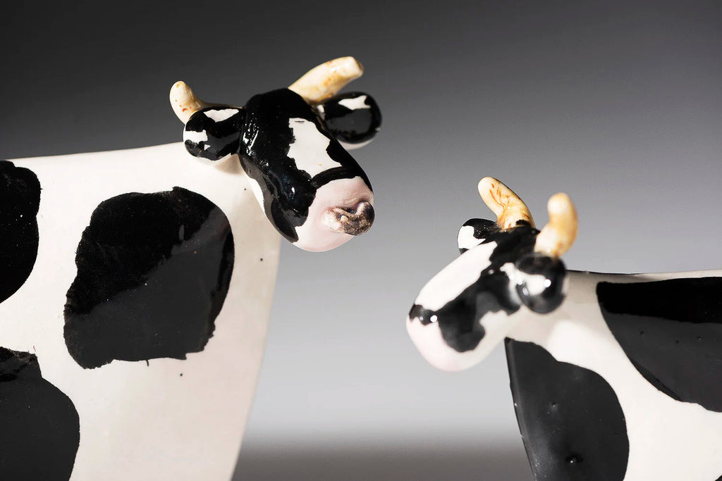 Mount Ida Pottery Gallery. Cow Sculptures