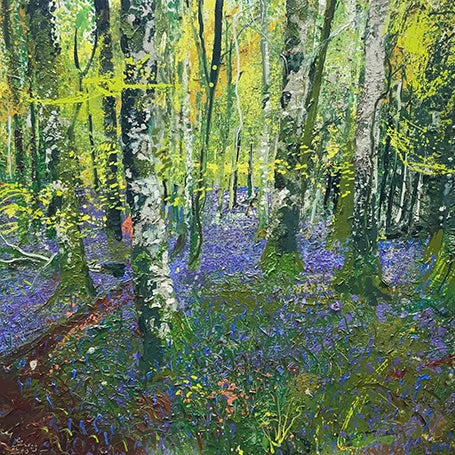 Art Cards Ireland. Neal Greig 'Bluebell Woods'