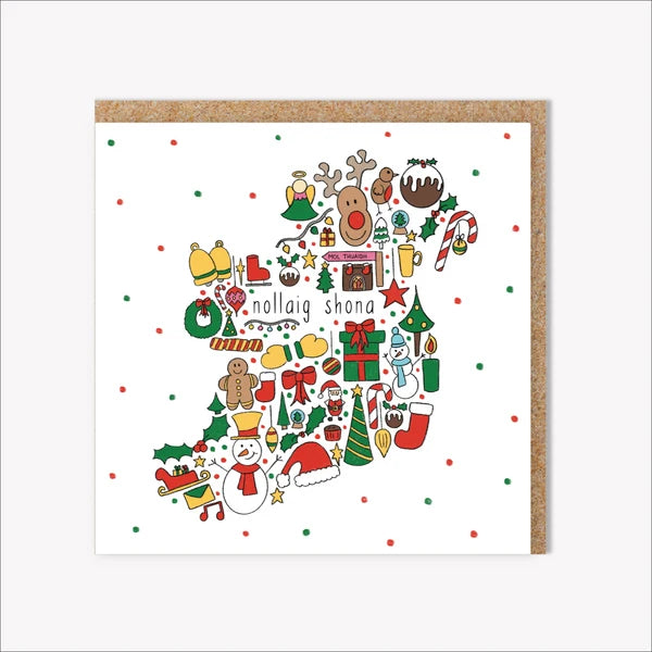 Nollaig Shona Ireland. Christmas Card