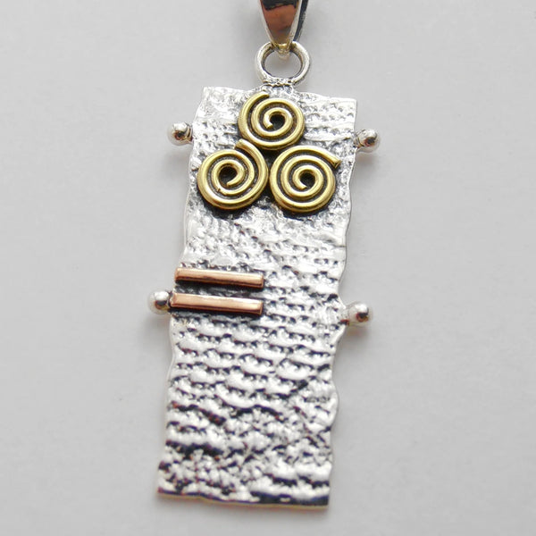 Banshee Silver Ogham Pendant