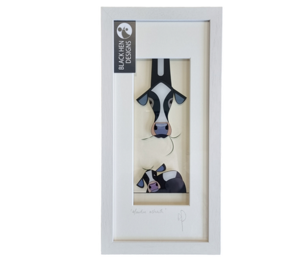 Black Hen Designs Maidin Mhaith/Rise And Shine Portrait White Frame