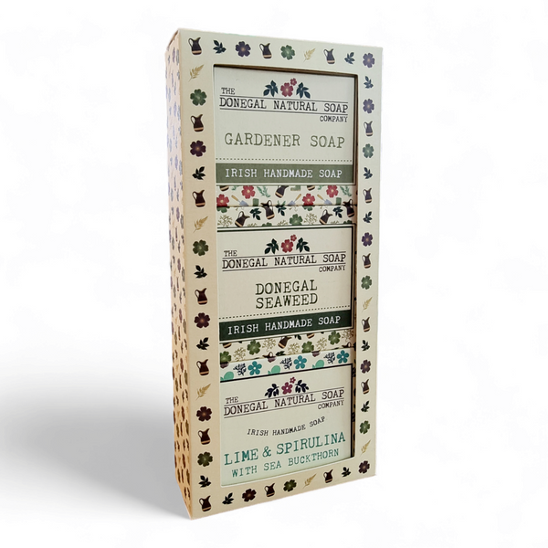 The Donegal Natural Soap Company Lather Soap Trio Set