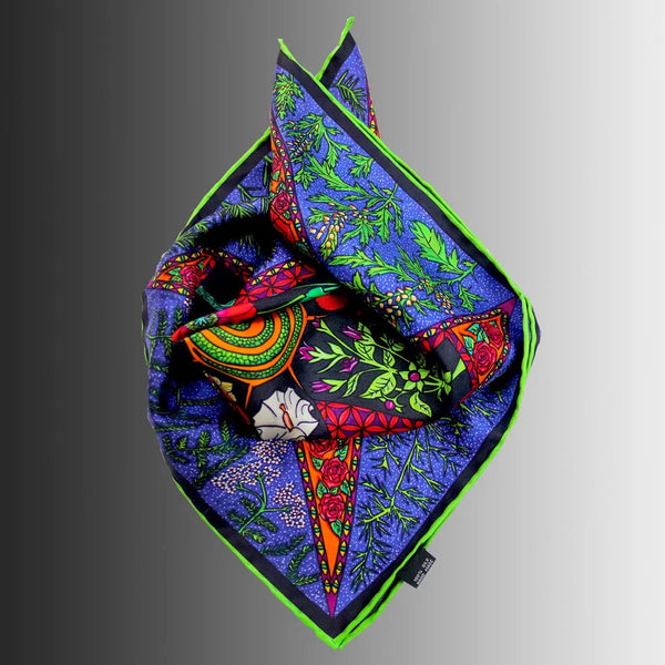 Jerusha Marley, Ireland. Poisonous Plant Medicine 45cm Silk Scarf