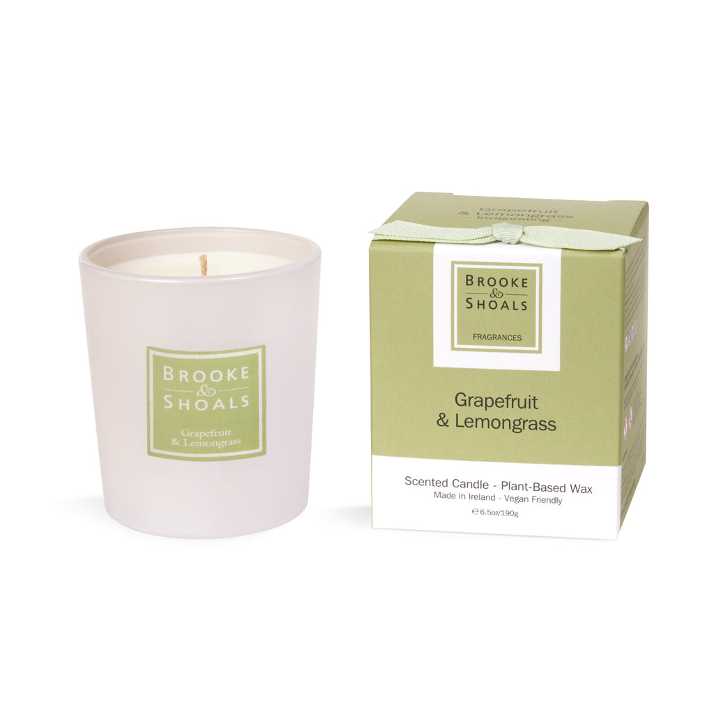 Brooke & Shoals. Scented Candle Grapefruit & Lemongrass