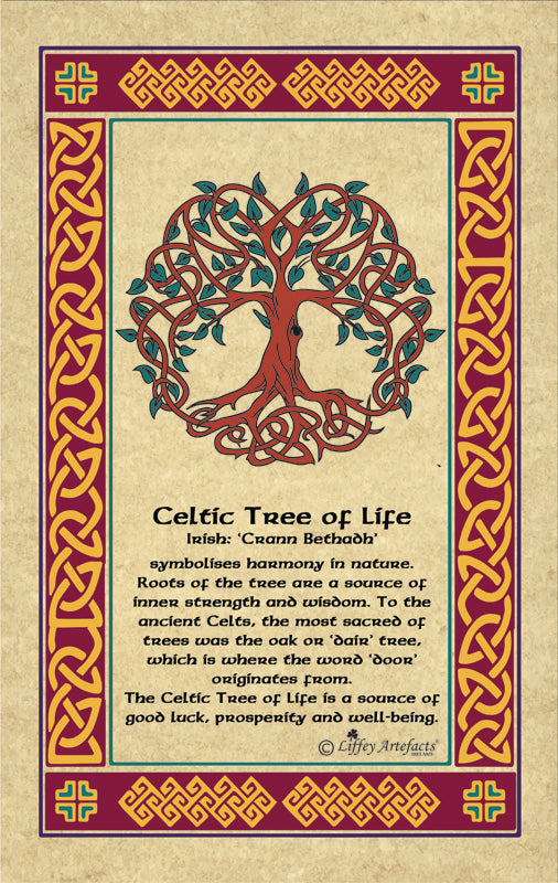 Liffey Artefacts Cotton Tea Towel The Tree Of Life