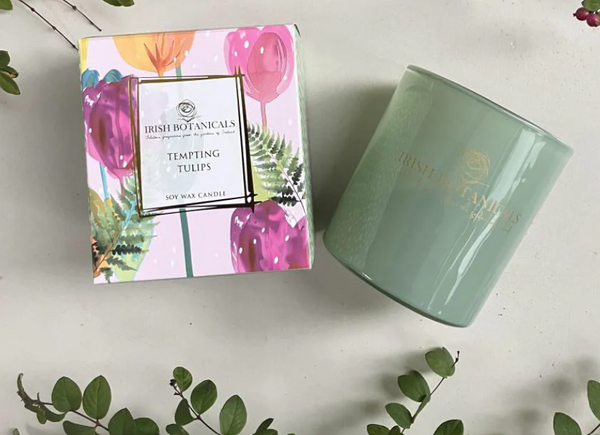 Irish Botanicals Tempting Tulips- Candle