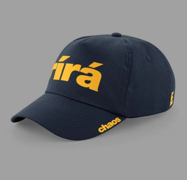 Fukil Square 'rírá' Hat - Navy and Yellow