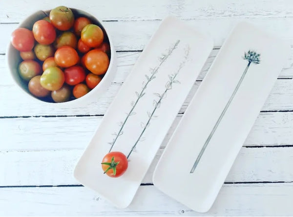 Living Ginger Designs Floral Sushi Platter