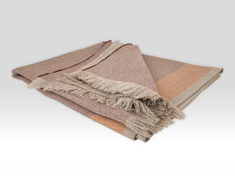 McNutt of Donegal. Denim Throw