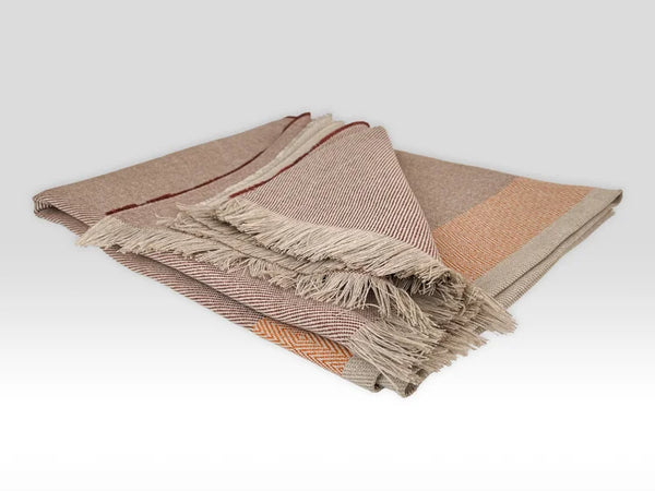 McNutt of Donegal. Denim Throw