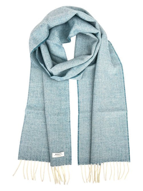 McNutt of Donegal. Spotted Turquoise Scarf